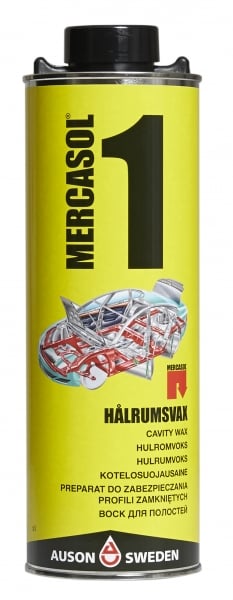 Mercasol 1  1,0 l anti rust for kanaler og hulrom
