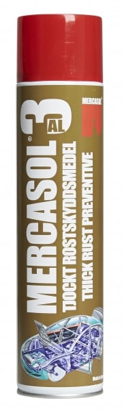 Mercasol 3 AL Spray 0,6 l Tjukk slitebestandig korrosjonsbes