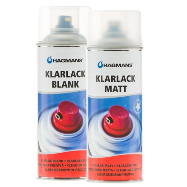 Hagmans Klarlakk spray 1K 400ml