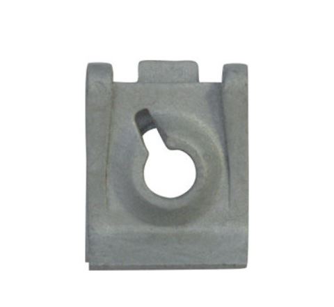 RG 1133 U-mutter 6,35 mm skjerm,gulv,støtfanger 25pk