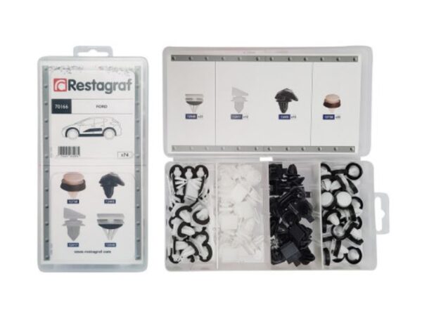 RG 70166 Sortimentboks med listeklips Ford