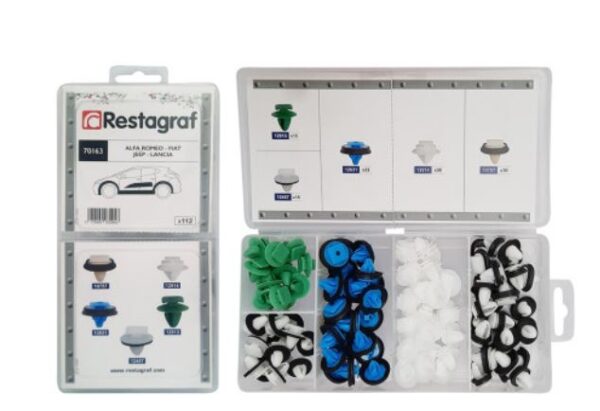 RG 70163 Sortimentboks med listeklips