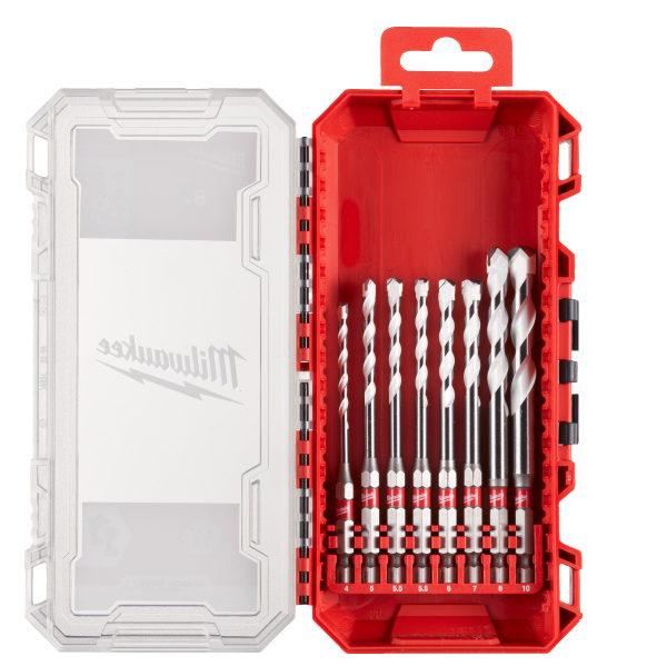 Milwaukee Universalborsett HEX1 8P
