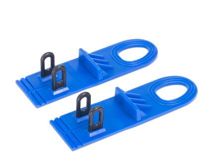 GYS 085251 2 blå stenger med 4 plastringer