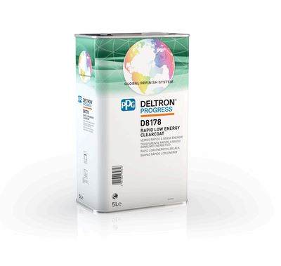 PPG Deltron D8178 UHS lavenergi Rask Klarlakk 5L