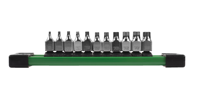Milwaukee Torx Stubby skinne 1/4" 11del